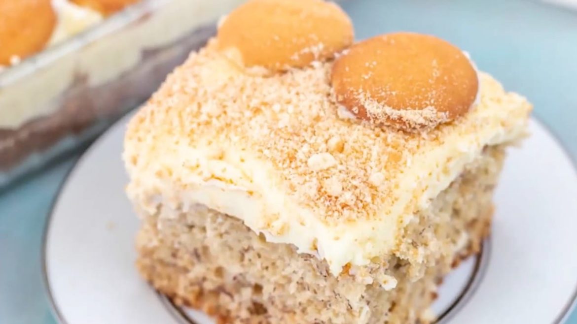Banana-Pudding-Cake Banana Pudding Cake