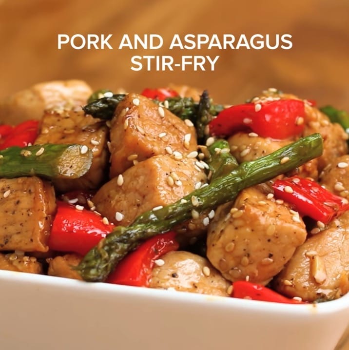 Pork and Asparagus Stir Fry Pork and Asparagus Stir Fry