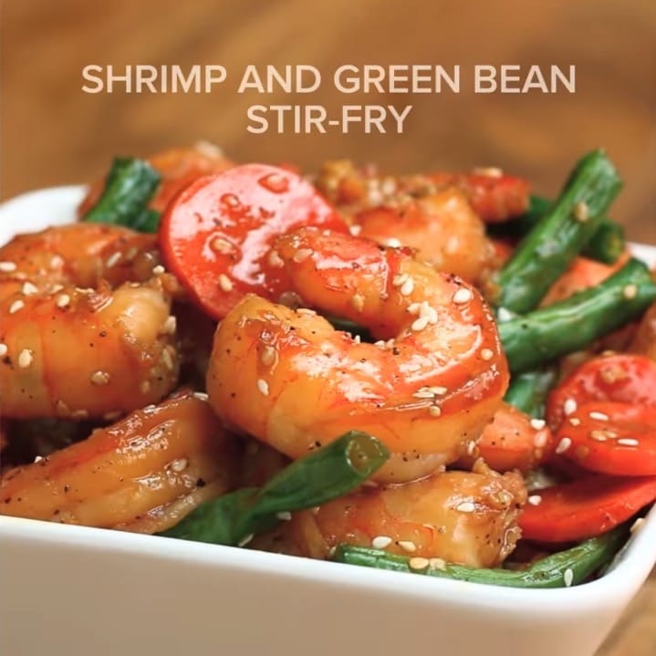 Shrimp and Green Bean Stir Fry Shrimp and Green Bean Stir Fry