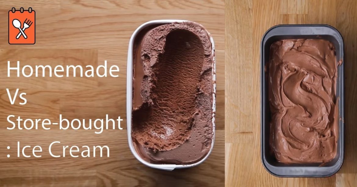 Homemade Vs. Storebought Ice Cream Book Recipes
