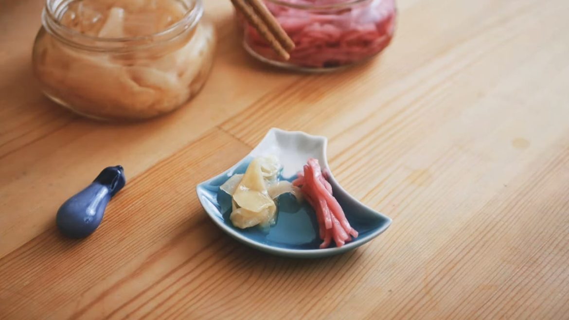 Sushi Ginger and Red Pickled Ginger