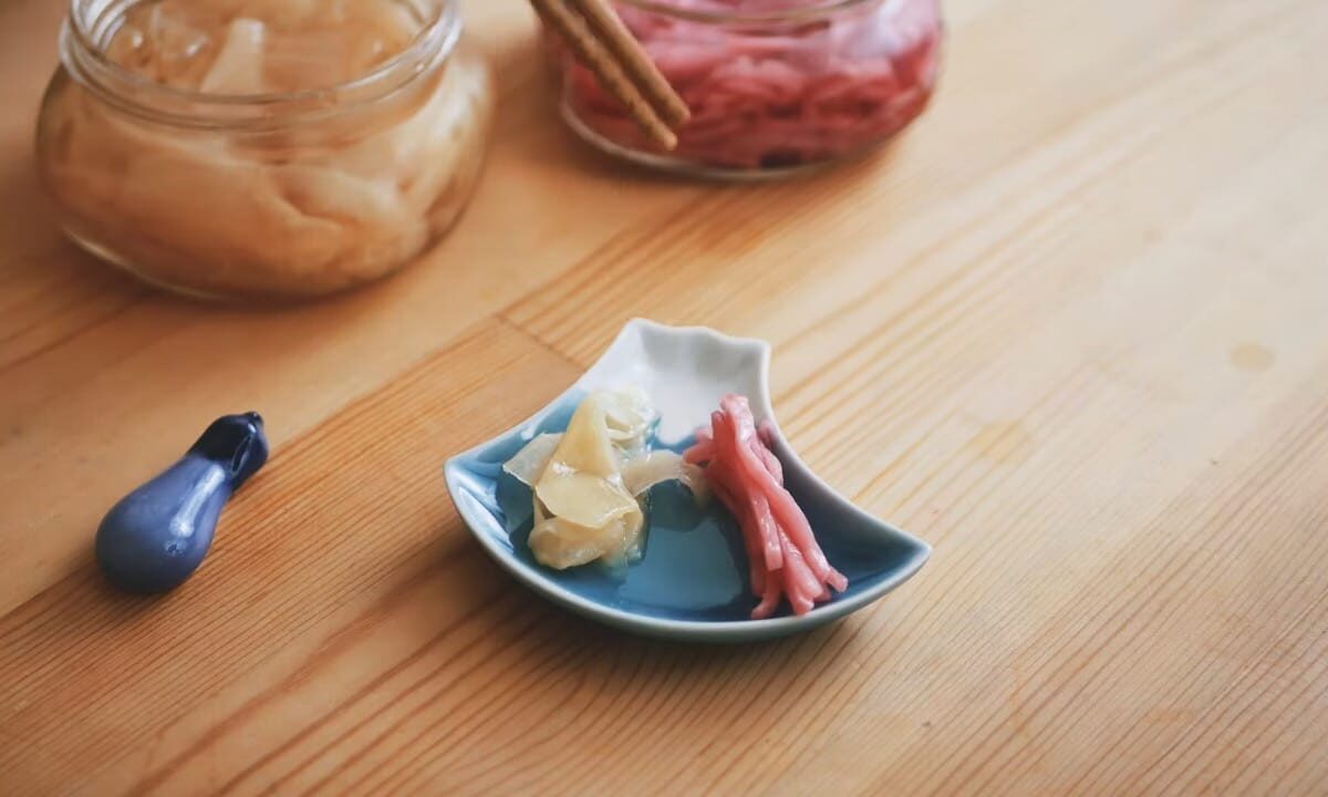 Sushi Ginger and Red Pickled Ginger