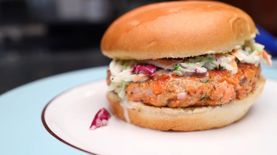Salmon burgers