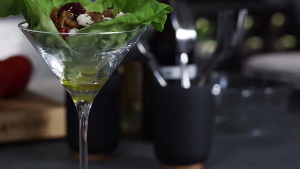 Salad Bar Antipasto made by chef Jacques Pépin