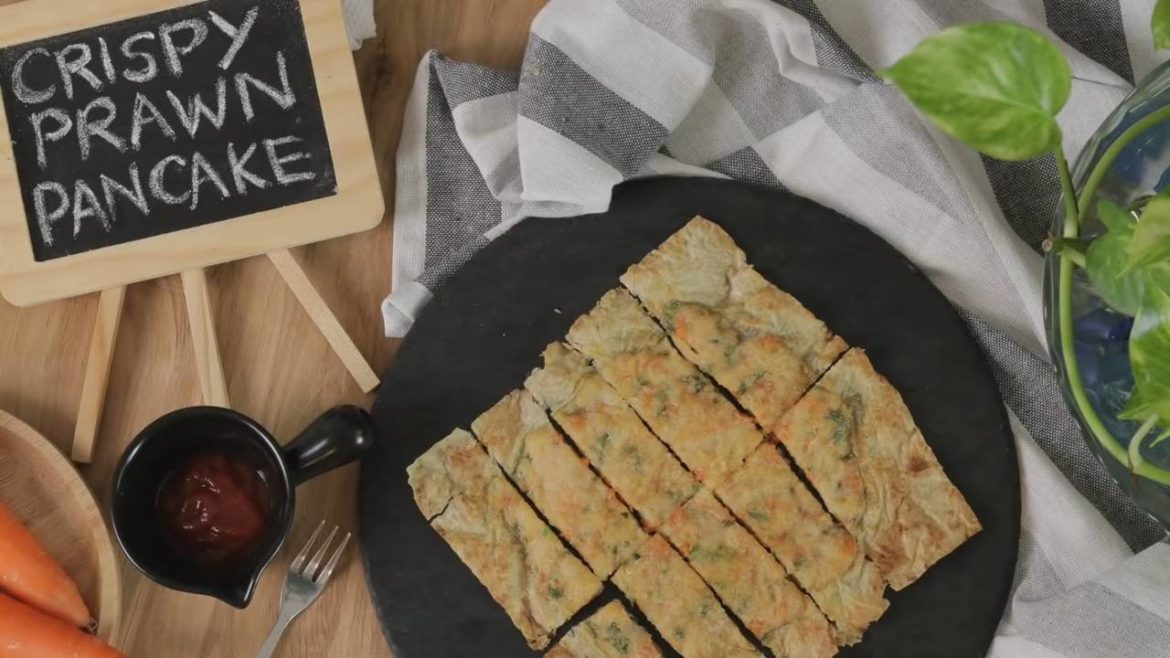 Crispy-Fried-Prawn-Pancake