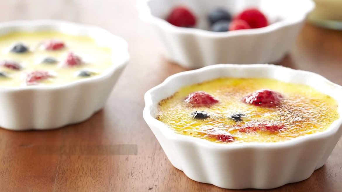Professional Baker Teaches You How To Make CREME BRULEE!