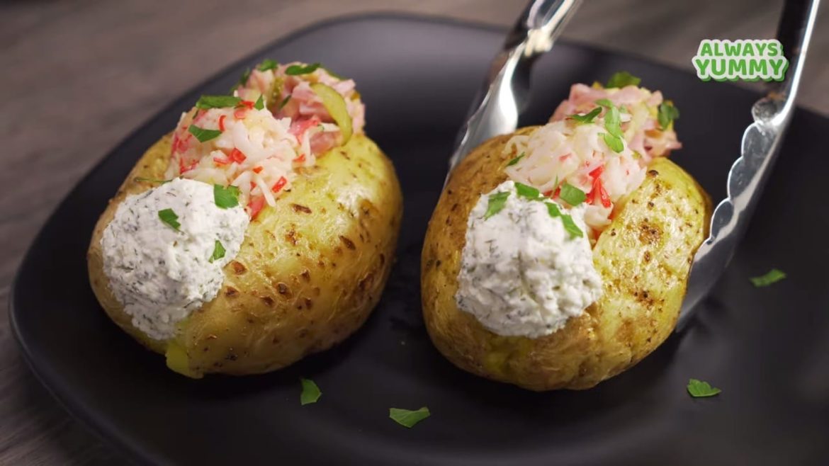 Stuffed Potato With 3 Fillings