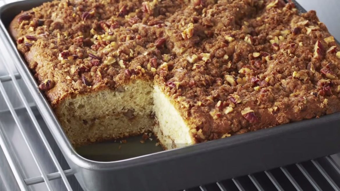 Professional Baker Teaches You How To Make COFFEE CAKE! 00-00-09 Professional Baker Teaches You How To Make COFFEE CAKE