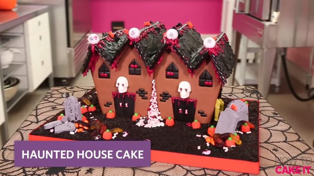 Haunted House Cake