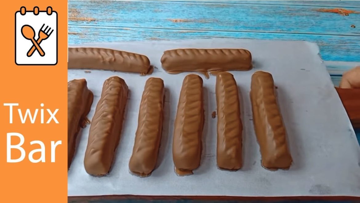 Homemade Twix Bar| How to make Twix Chocolate Bar at Home| Easy chocolate recipe