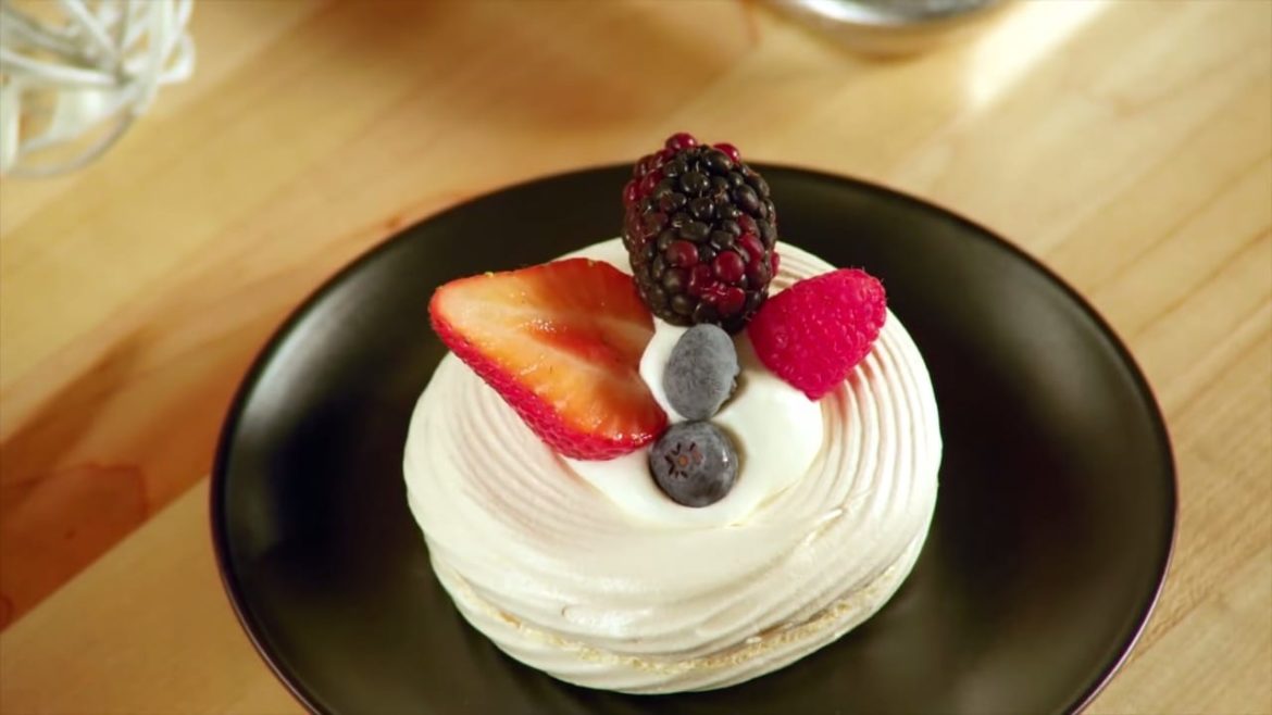 Professional Baker Teaches You How To Make MERINGUE DESSERT!