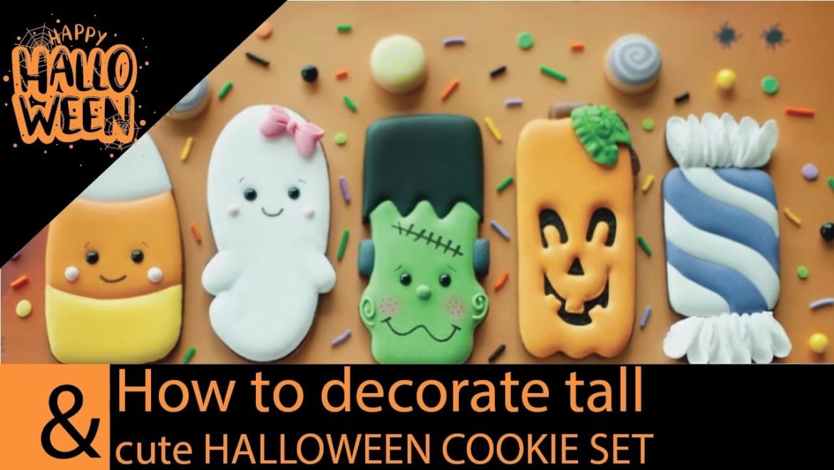 How to decorate tall & cute HALLOWEEN COOKIE SET