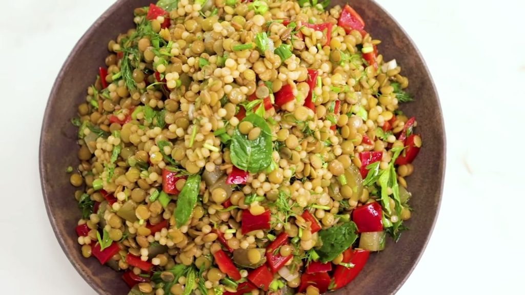 10 Turkish VEGAN RECIPES 13 RAINBOW Salad w/LENTIL & COUSCOUS Recipe ???? Vegan Protein BOMB Guaranteed to Fulfill ????