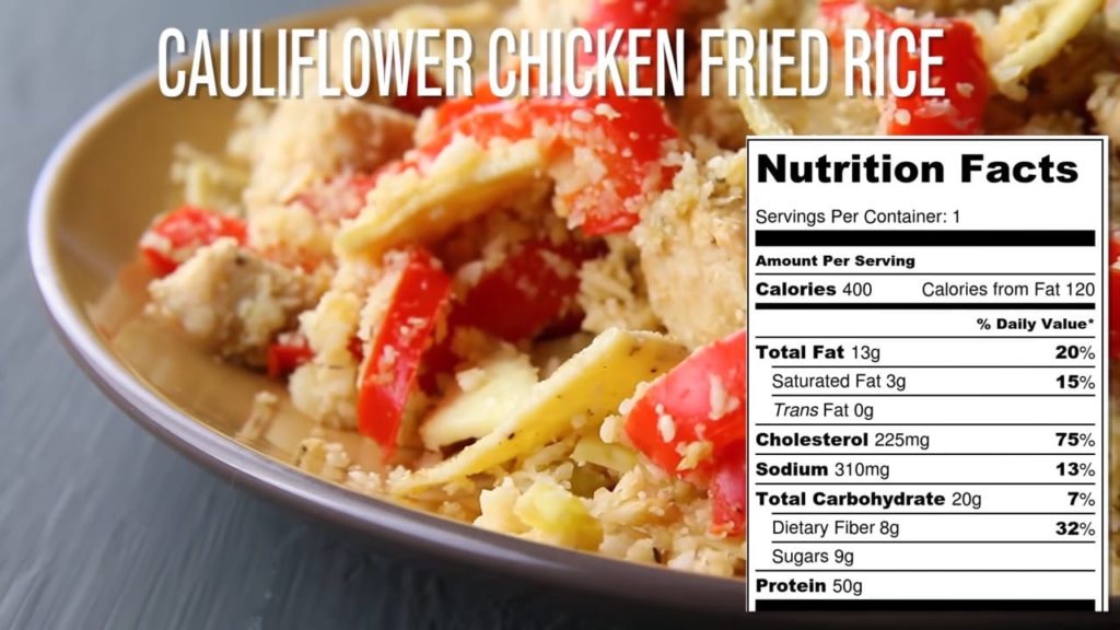 13 Healthy Chicken Recipes For Weight Loss 16 cauliflower fried rice nutrition fact