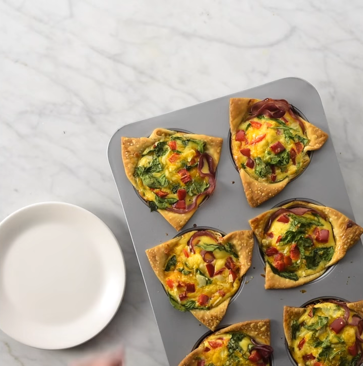 Cheesy Bacon Muffin Tin Quiches Cheesy Bacon Muffin Tin Quiches