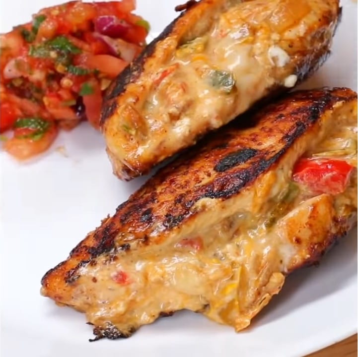 Fajitas stuffed chicken
