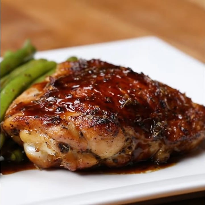 One pan garlic chicken