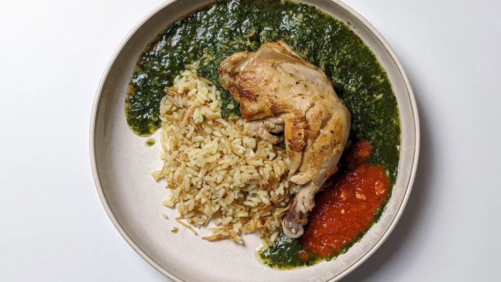 Ancient Jute Leaf Stew Egyptian Molokhia Recipe