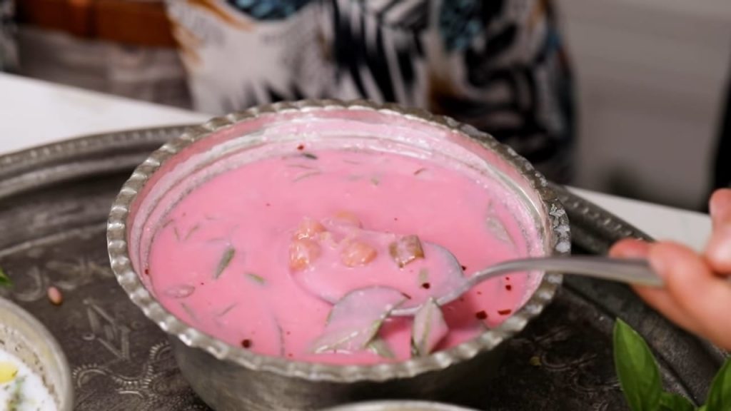 Ayran Aşi with Pickled Beetroot cold soup