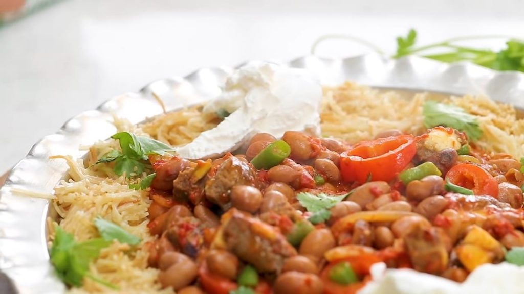 Healthy Great Food IN 5 MINUTES ???? 10 Beans and Vermicelli Pilaf Delicious LunchDinner