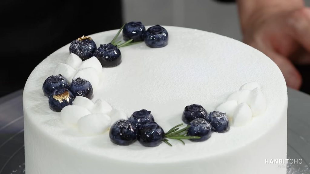 Blueberry Cake with whipped cream 7 Blueberry Cake with whipped cream