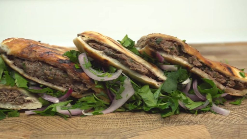 Easy grilled meat Pita Pockets 7 Easy grilled meat Pita Pockets Lebanese Arayes with a spiced meat filling