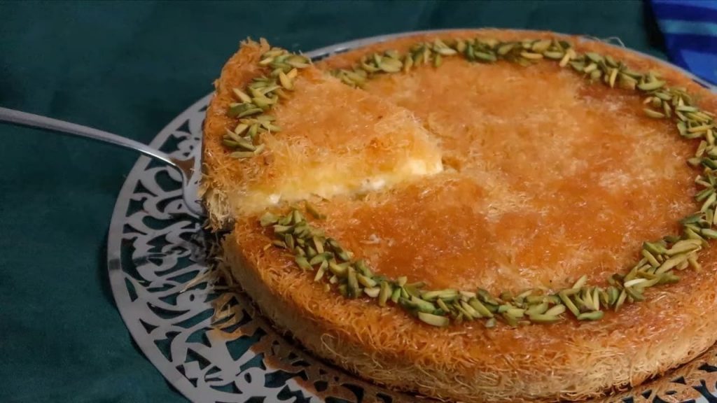 Egyptian Cream filled Konafa Recipe