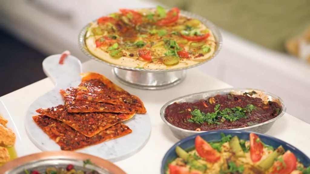 Grand Antiochia Turkish Dinner Meze, Pepper Bread, Hummus, Tray Kebab!???? 8 Grand Antiochia Turkish Dinner Meze