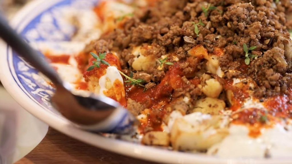 Iskender Kebab Inspired Cauliflower Recipe