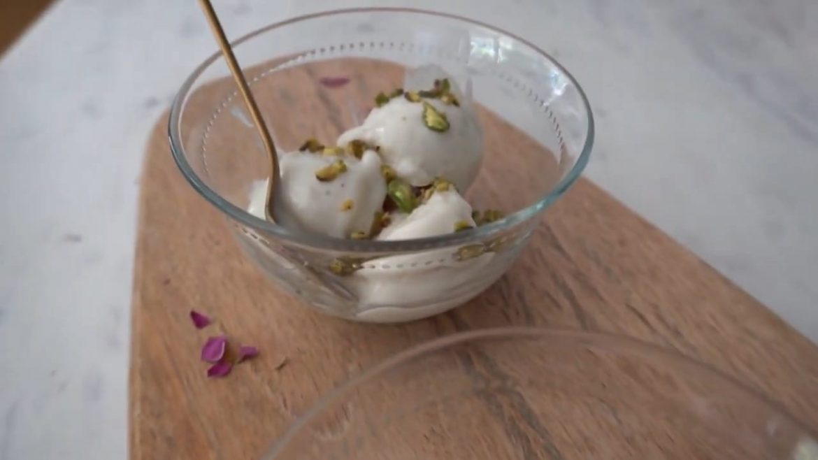 Making stretchy ice cream with a centuries old recipe Making stretchy ice cream with a centuries old recipe