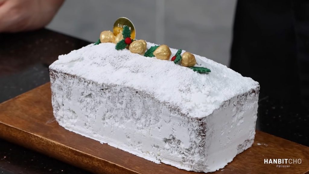 Stollen Pound Cake recipe With homemade marzipan Ready for Christmas