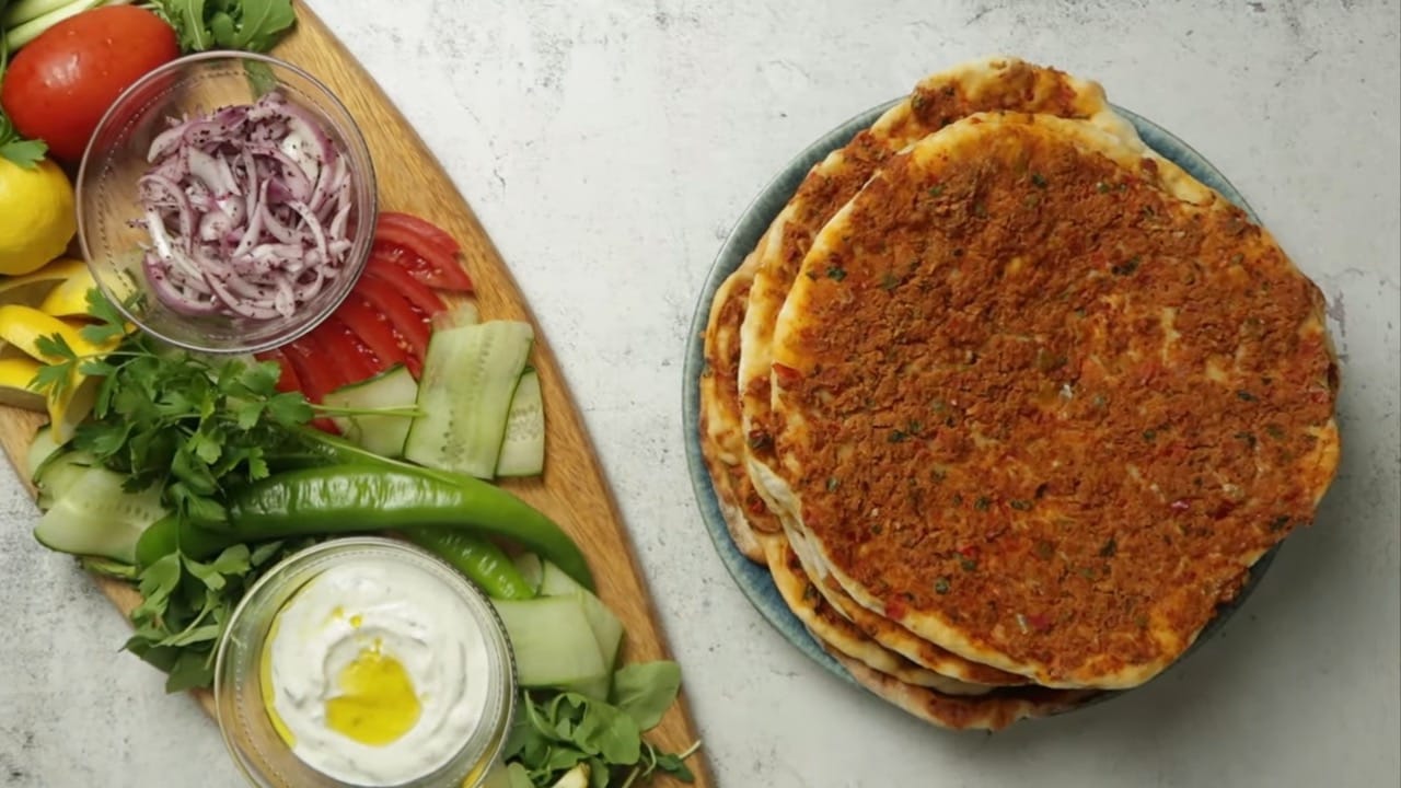 Turkish Lahmacun Recipe Homemade Lamb Flatbreads