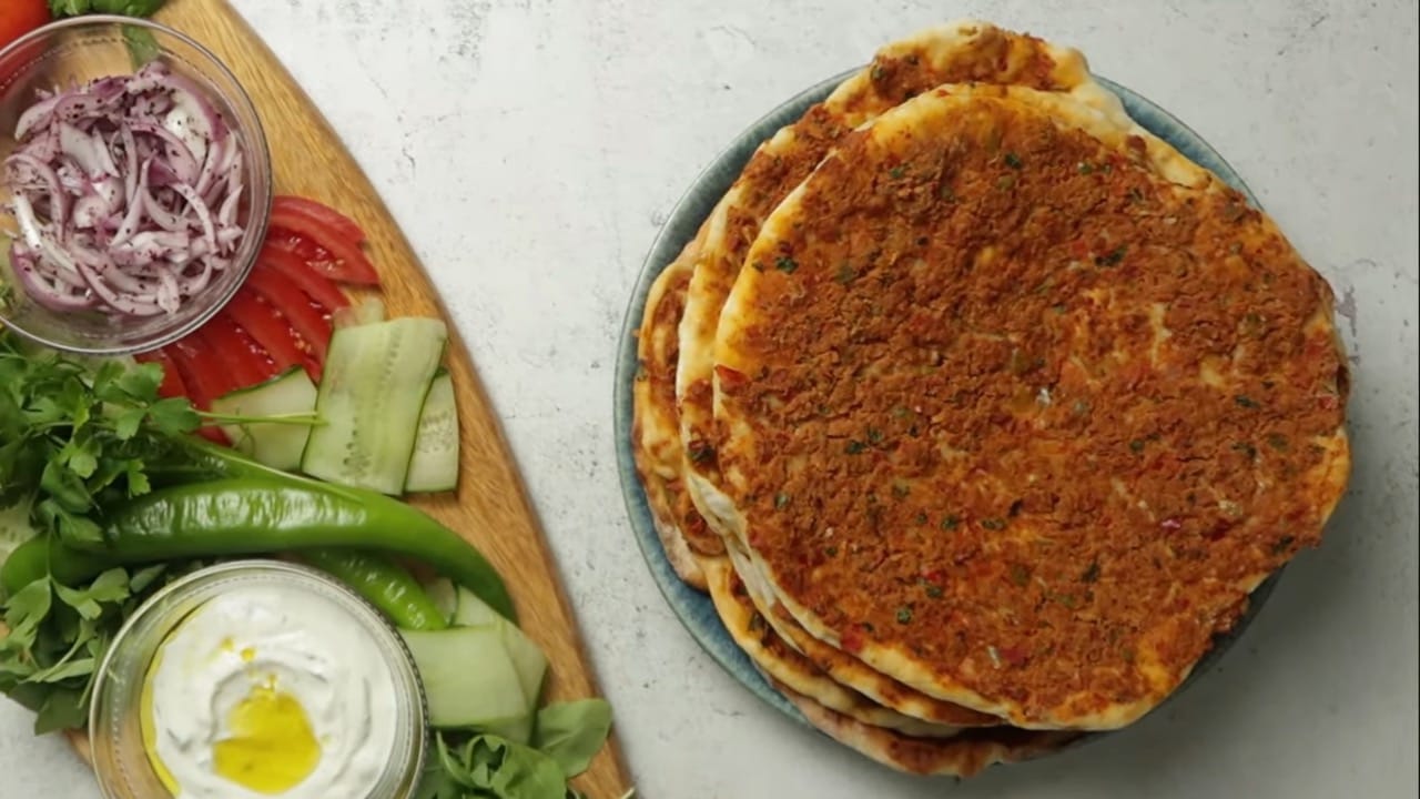 Turkish Lahmacun Recipe Homemade Lamb Flatbreads