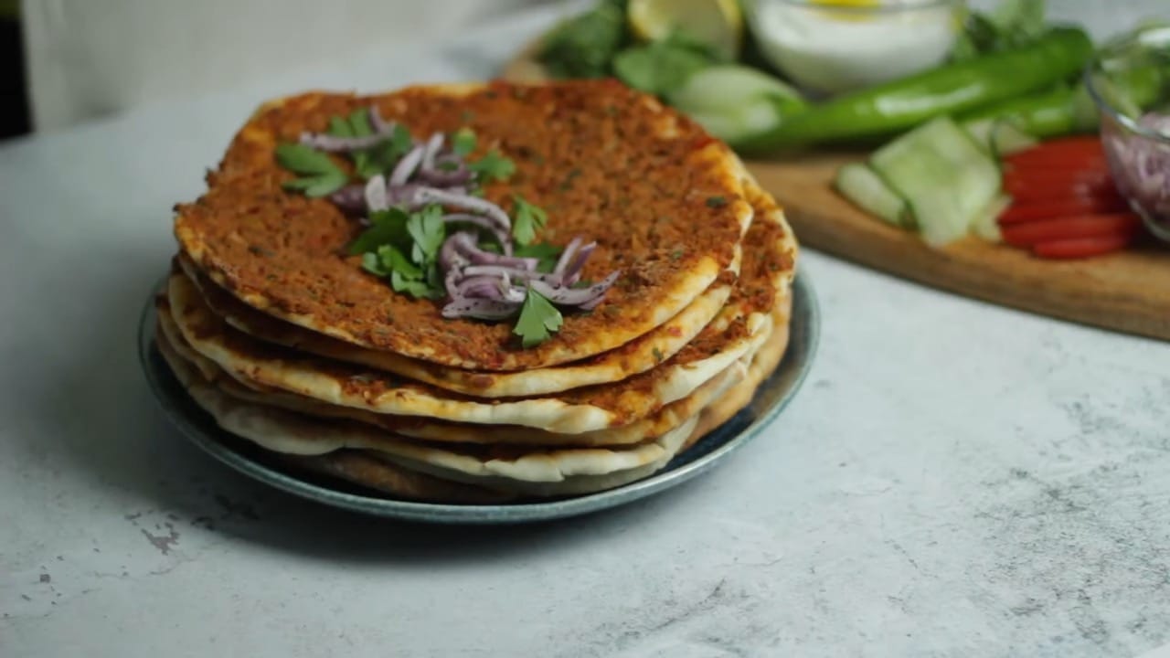 Turkish Lahmacun Recipe Homemade Lamb Flatbreads