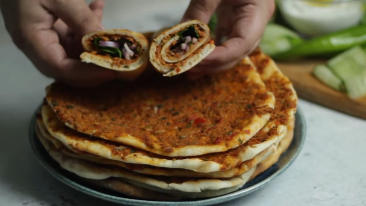 Turkish Lahmacun Recipe Homemade Lamb Flatbreads