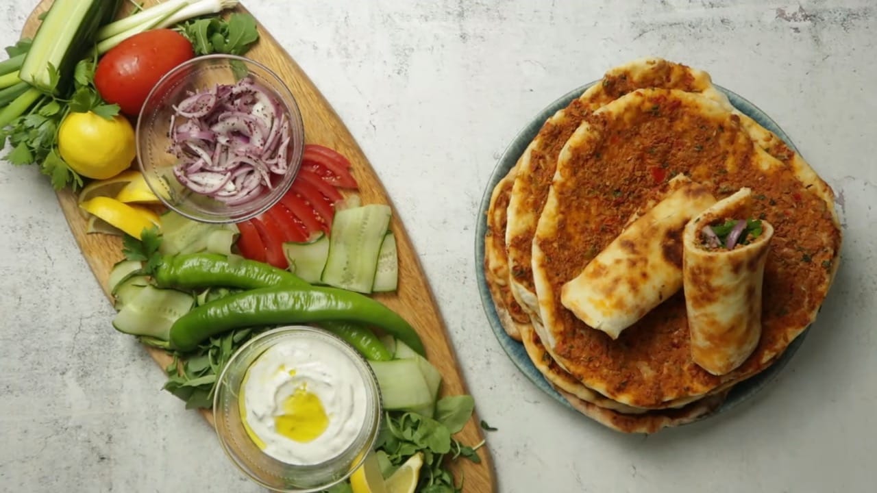Turkish Lahmacun Recipe Homemade Lamb Flatbreads