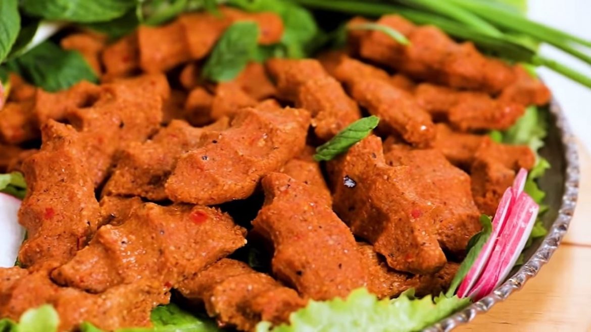 VEGAN RAW TURKISH BULGHUR MEATBALLS