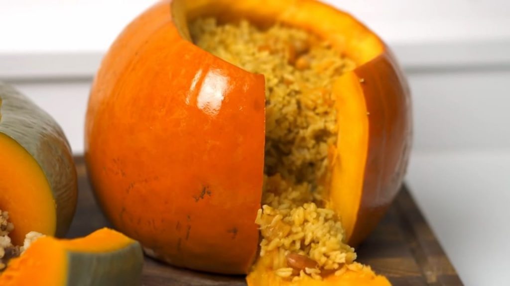AMAZING Stuffed Pumpkins With Rice Fillings