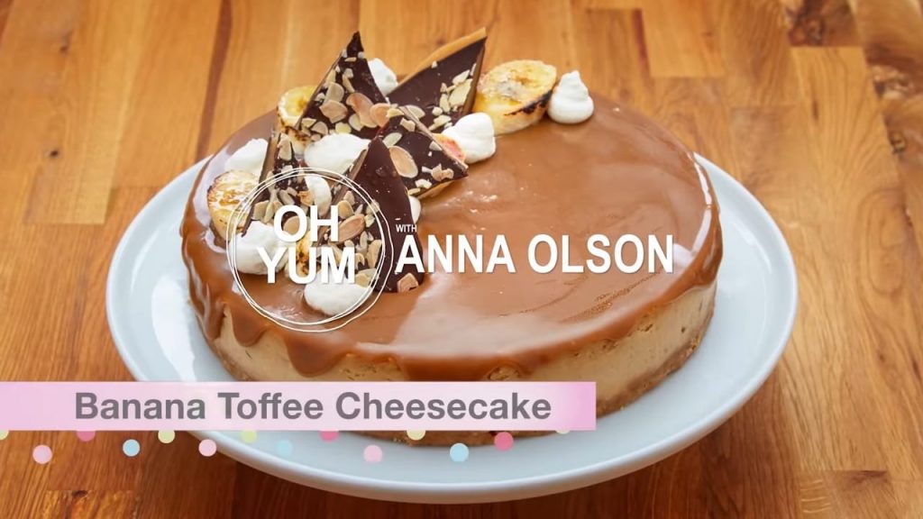 Banana Toffee CHEESECAKE - Made by Anna Olson 9 Banana Toffee CHEESECAKE