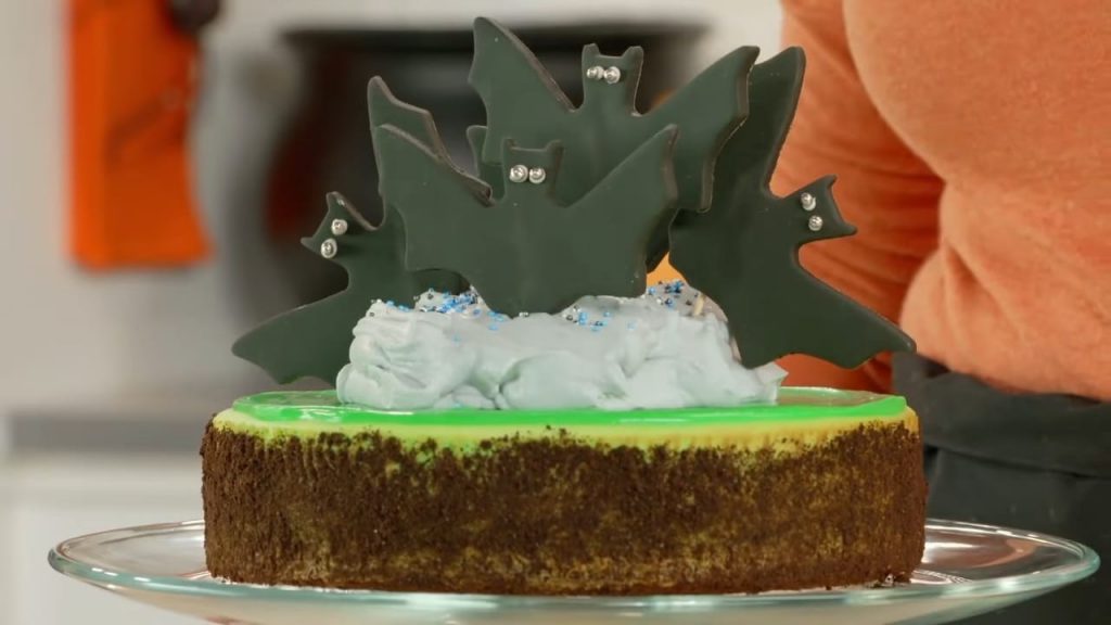Batty chocolate Mint cheesecake - Made by Anna Olson 6 Batty chocolate Mint cheesecake