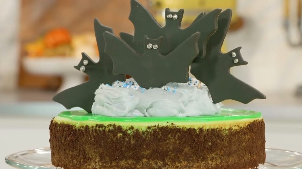 Batty chocolate Mint cheesecake - Made by Anna Olson 13 Batty chocolate Mint cheesecake
