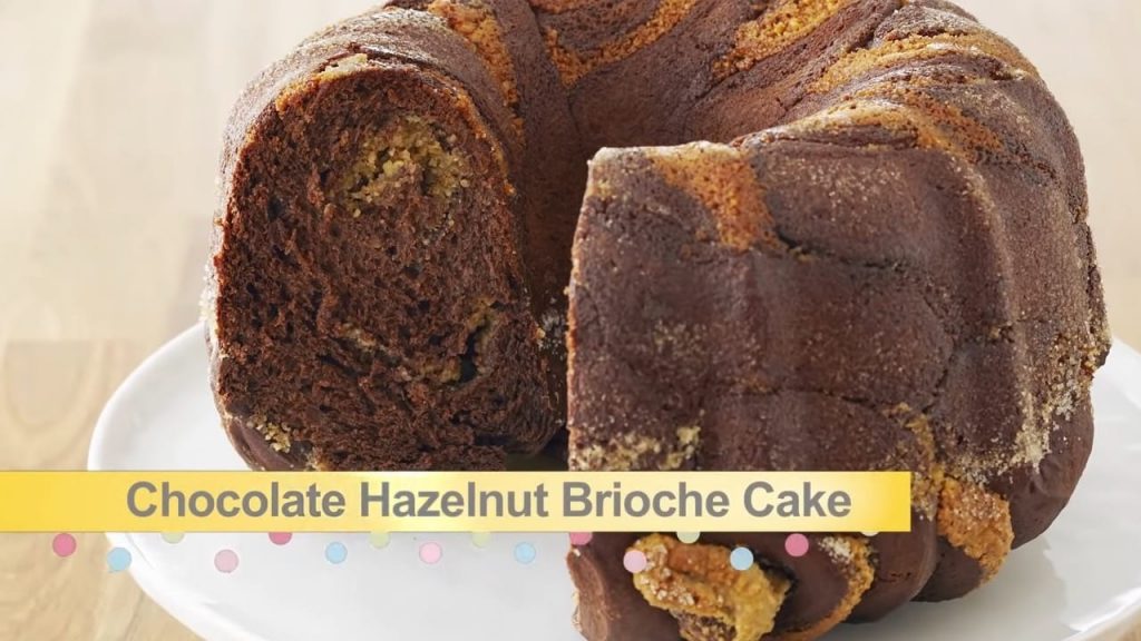 CHOCOLATE Hazelnut BRIOCHE CAKE