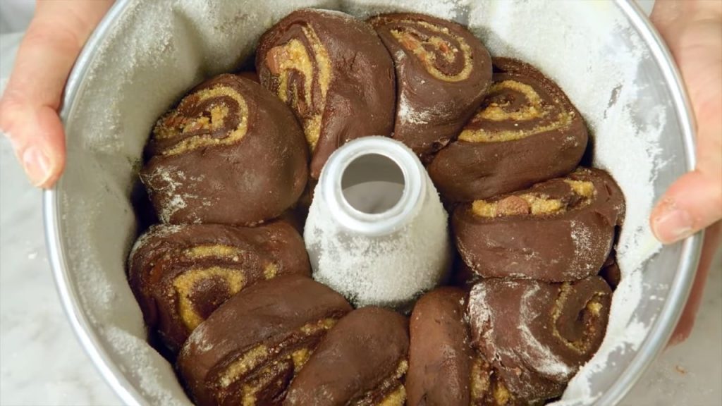 CHOCOLATE Hazelnut BRIOCHE CAKE