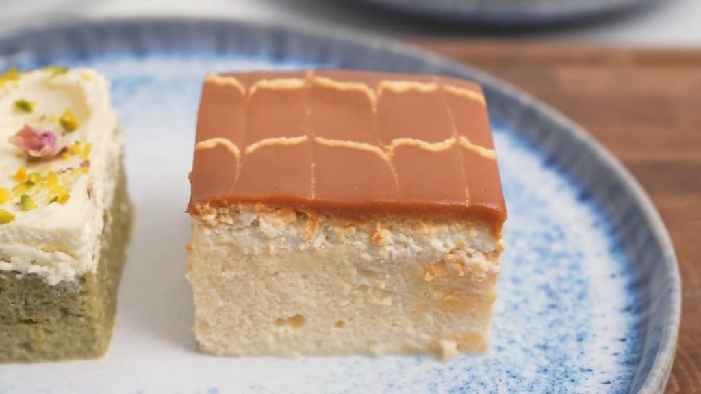 Caramel Pistachio Turkish Milk Cakes Trileçe