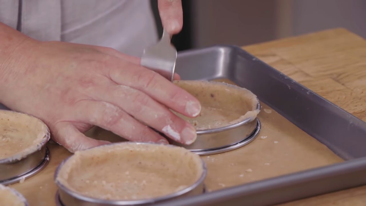 Chocolate Pecan Caramel Tarts
