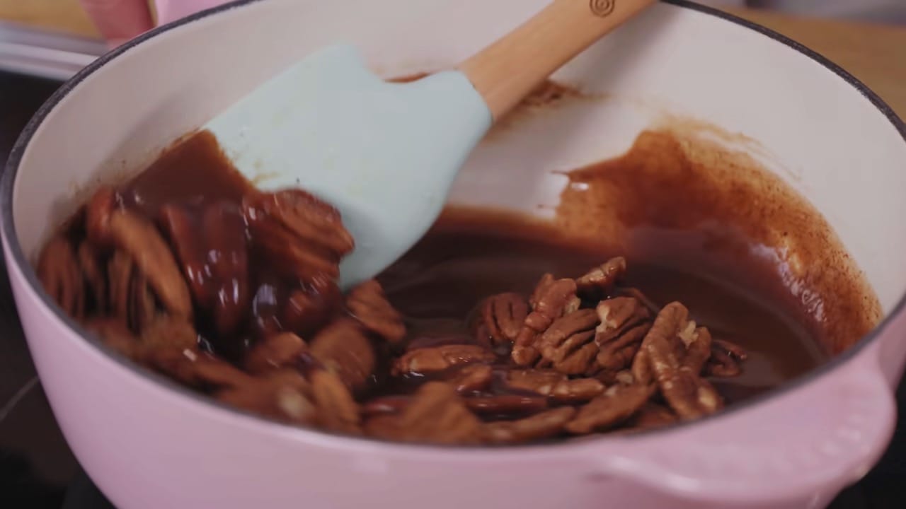 Chocolate Pecan Caramel Tarts