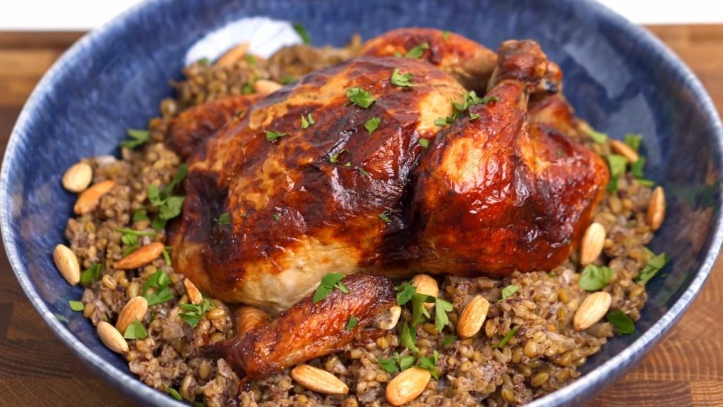 Stuffed Chicken Middle Eastern FEAST