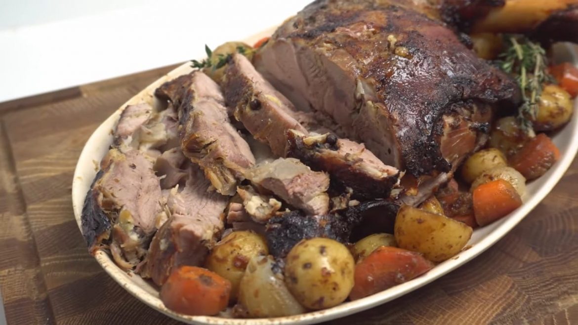Tender & flavorful Middle Eastern leg of lamb | Book Recipes
