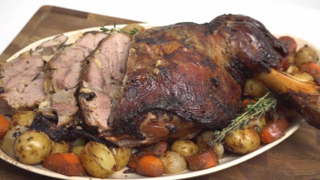 Tender & flavorful Middle Eastern leg of lamb | Book Recipes