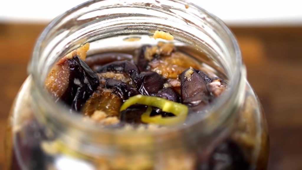 The pickled Eggplants I eat with ANYTHING